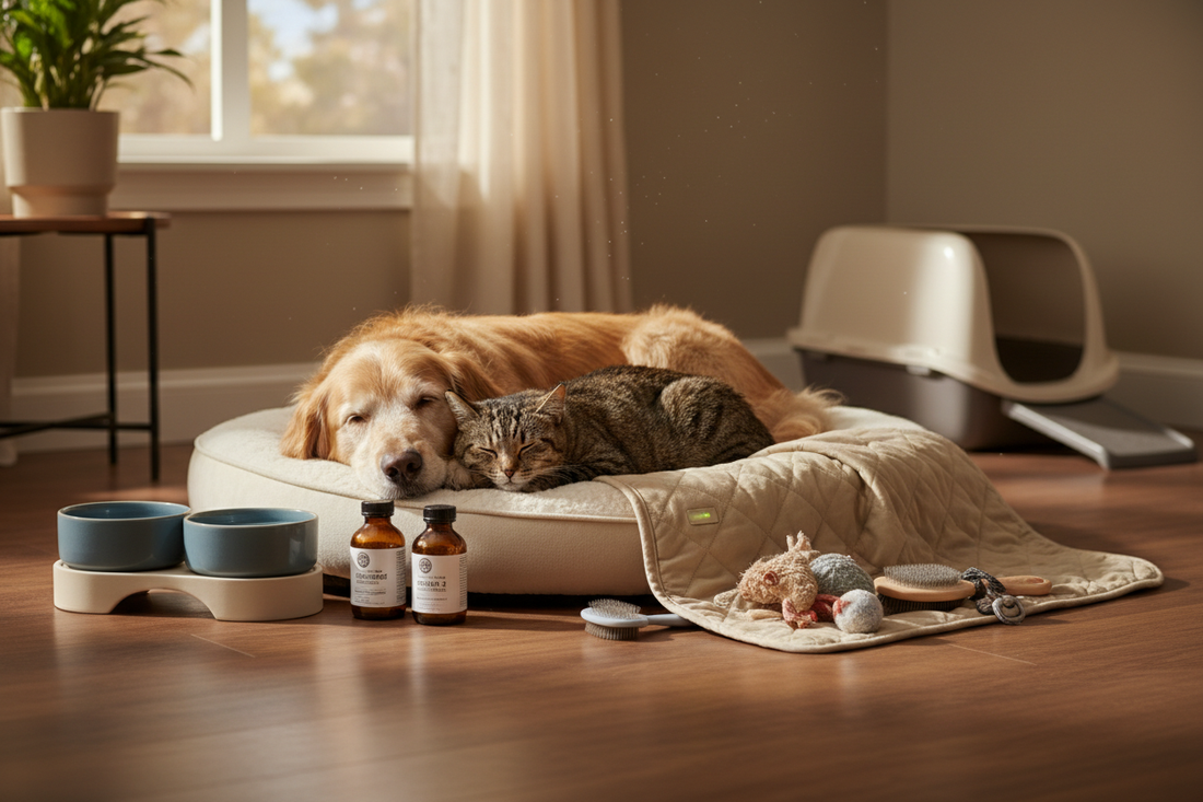 Best Pet Supplies for Senior Dogs and Aging Cats
