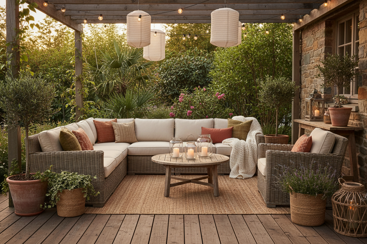 Cozy Patio Living: Cozy Outdoor Décor, Cozy Patio Furniture & Accessories, and Cozy Rugs