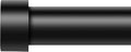VOIIY Curtain Rods for Windows 28 to 48 Inch(1.5-5 Feet),Black 1'' Diameter Drapery Rods with End Cap Style Design,Modern Adjustable Heavy Duty Curtain Rod,Size:30''-60''