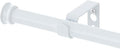 Small Curtain Rods for Windows 30" to 60" 5/8 Inch Standard Decorative White Curtain Rod with Brackets Easy to Install for Bedroom Living room Kitchen