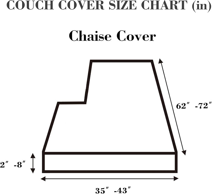 Sofa Covers Couch Covers for Sofa Pet Friendly Couch Cushion Covers Universal Sofa Covers Washable Stretch Slipcovers for Sectional Sofa (Texture Green,Chaise Cover)