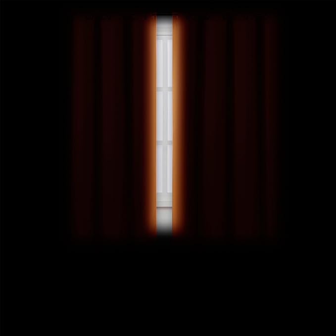 LEMOMO Blackout Curtains 66 x 72 Inch Long Orange Curtains Set of 2 Panels Room Darkening Curtains for Bedroom and Living Room