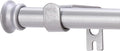 Standard Decorative Window Curtain Rods 30 to 88 Inch,5/8 Inch Diameter Small Curtain Rod Set, Heavy Duty Drapery Rods with Brackets Silver