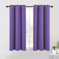 NICETOWN Blackout Curtain Panels for Bedroom, 2 Panels, W42 x L60 inches, Lilac Purple, Thermal Insulated Grommet Top Blackout Draperies and Drapes