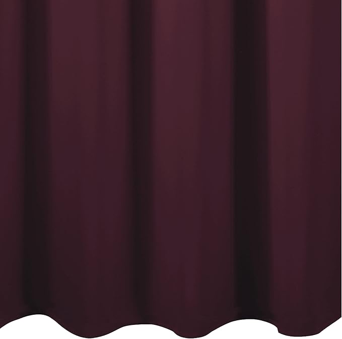 LEMOMO Burgundy Red Thermal Blackout Curtains/52 x 54 Inch/Set of 2 Panels Room Darkening Curtains for Bedroom