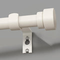 Lootkell Modern White Curtain Rods for Windows 48 to 84 Inches Adjustable Length Heavy Duty 1" Diameter Window Curtain Rod with Decorative Finials for Outdoor Farmhouse Bedroom Kitchen Living Room