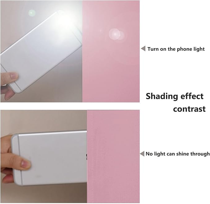 NICETOWN Crystal Pink Full Shade Curtain Panels, Pair of Energy Smart & Noise Blocking Out Blackout Drapes for Dining Room Window, Thermal Insulated Guest Room Lined Window Dressing(70 x 72 inch)