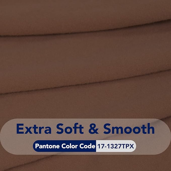 PureFit Super Stretch Oversized Sofa Slipcover – Spandex Non Slip Soft Couch Sofa Cover, Washable Furniture Protector with Non Skid Foam and Elastic Bottom for Kids, Pets （Oversized Sofa, Brown）