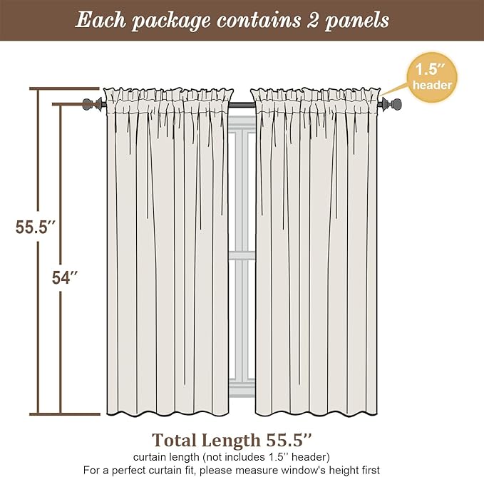 Chyhomenyc Light Purple Sheer Curtains 54 Inch Length for Living Room 2 Panels Set, Light Filtering Tufted Textured Soft Airy Rod Pocket Leaf Window Treatment Drapes for Bedroom, 42" Wx54 L, 2PCS