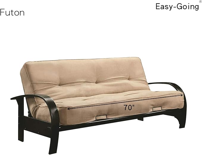 Easy-Going Futon Sofa Slipcover Reversible Sofa Cover Armless Cover Furniture Protector Couch Cover Water Resistant Pets, Kids, Children, Dog, Cat Gray/Light Gray