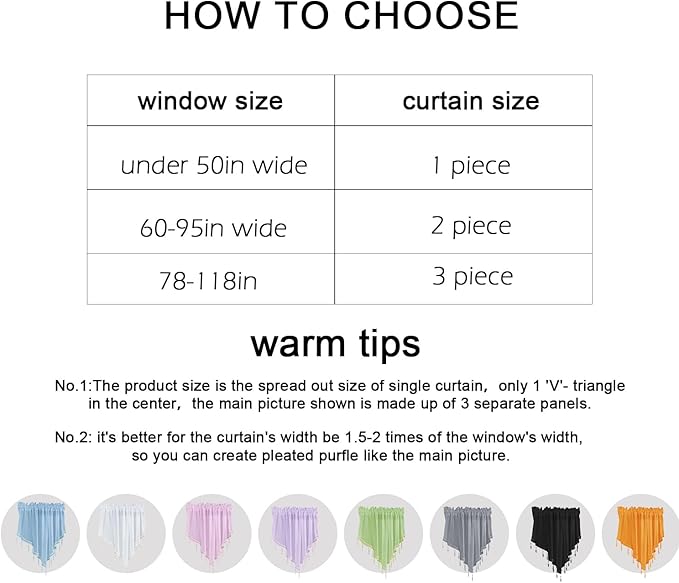 Molaxhome Swag Curtain 51 inch Length Rod Pocket Scalloped Curtain Valance Sheer Lace Panels with Hanging Crystal Beads for Kitchen Bedroom Window Treatments Drape Decor 1pc (Grey, 51Wx23L)