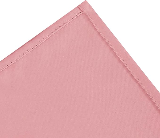 LEMOMO Blackout Curtains 52 x 90 Inch Long Pink Curtains Set of 2 Panels Room Darkening Curtains for Bedroom and Living Room