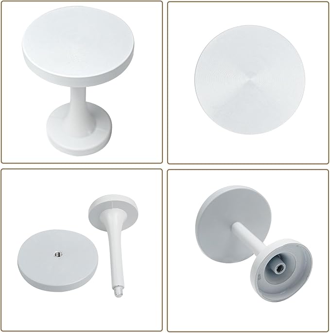 Curtain Tiebacks 2 Pack Curtain Holdbacks Zinc Alloy Curtain Tie Backs Wall Mounted with Screws, Decorative Curtain Hooks for Drapes Stylish White Curtain Holders for Home Office Decor