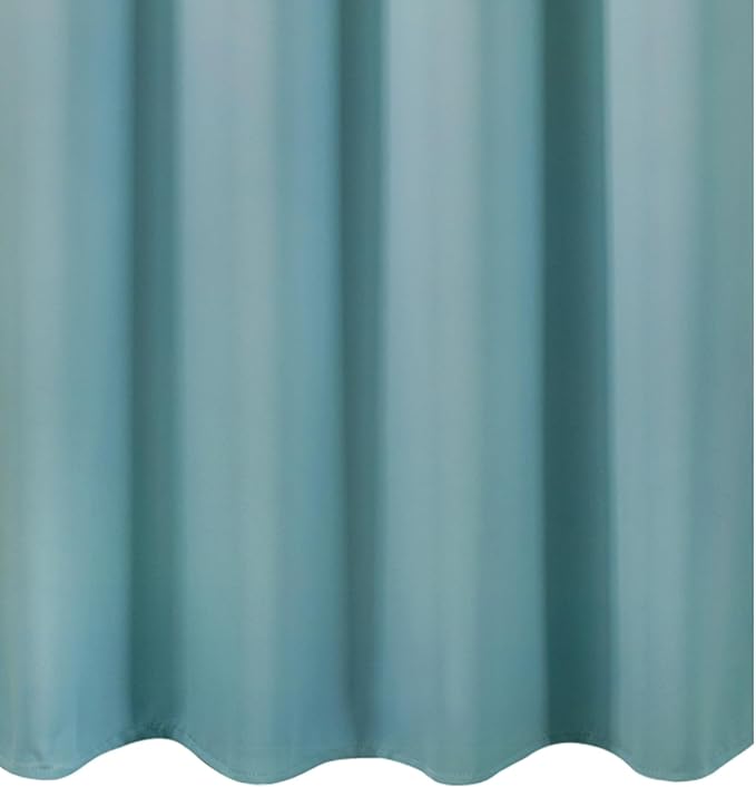 LEMOMO Blackout Curtains 52 x 90 inches Long Stone Blue Curtains Set of 2 Panels Thermal Insulated Room Darkening Curtains for Bedroom