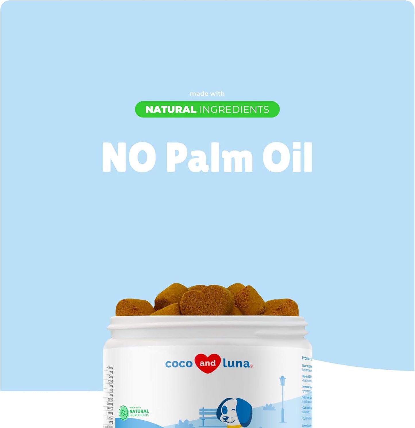 10 in 1 Multivitamin for Dogs - Glucosamine Chondroitin for Joint Support + Digestive Enzymes & Probiotics - Cod Liver Oil & Vitamins with Coq10 for Skin & Heart Health, Gut & Immune Support