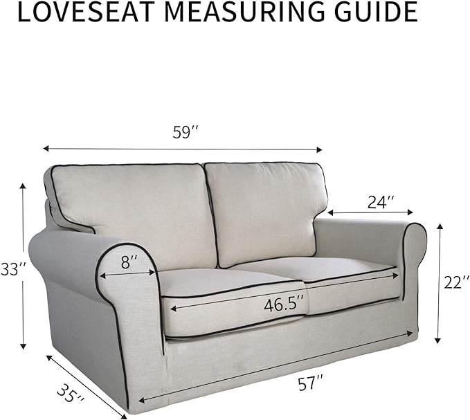 PureFit Reversible Quilted Sofa Cover, Water Resistant Medium Slipcover Furniture Protector, Washable Couch Cover with Non Slip Foam and Elastic Straps for Kids, Dogs, Pets (Loveseat, Gray/Gray)