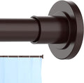 CorkLatta Bronze Shower Curtain Rod 31 to 104 Inch,1 Inch Diameter Adjustable Spring Tension Curtain Rod No Drilling Stainless Steel Telescoping Rod,No Rust