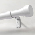 Extra Long Curtain Rods for Windows 32 to 170 Inch, 1 Inch White Heavy Duty Curtain Rods for Patio, Farmhouse, Bedroom, Living Room, Adjustable Metal Drapery Rod (A1,White,32"-170")
