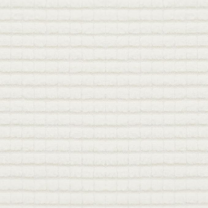 Easy-Going Stretch Loveseat Slipcover 1-Piece Sofa Cover Furniture Protector Couch Soft with Elastic Bottom for Kids Polyester Spandex Jacquard Fabric Small Checks (Loveseat, Cream)
