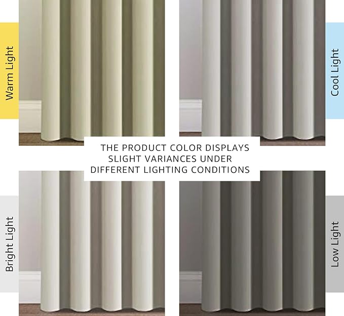 H.VERSAILTEX Blackout Patio Curtains 100 x 84 Inches for Sliding Door Extral Wide Blackout Curtain Panels Thermal Insulated Room Divider - Grommet Top, 7' Tall by 8.5' Wide - Ivory/Cream