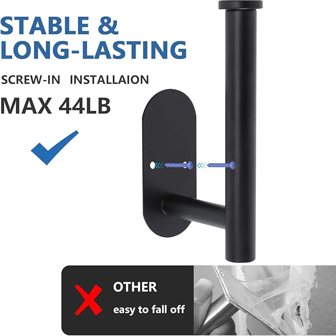 Hoousuper 2pcs Black Stainless Steel Curtain Holdbacks, Tiebacks, Wall Mounted Curtain Pull Backs, Side Holders, Hooks