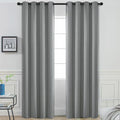 Yakamok Dove Grey Room Darking 84 Inch Length 2 Panel Sets for Livingroom Dining Room Darkening Thermal Insulated Bay Window Hotel Modern Elegant Black Out Sunblock Curtins/Bedroom,52 x 84 Inches