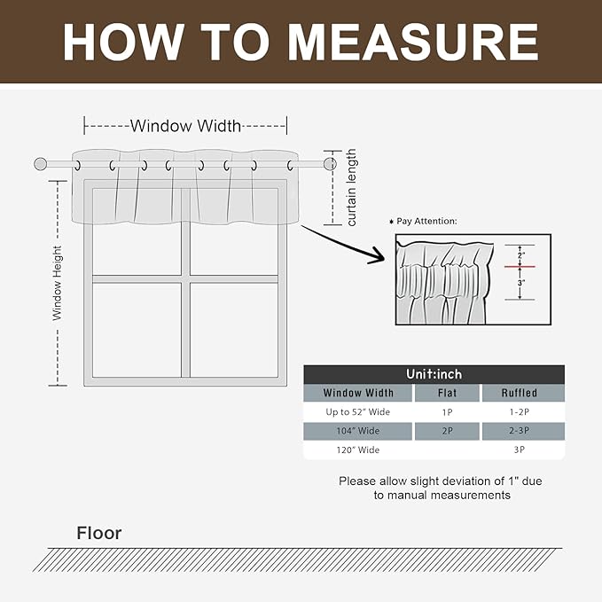 H.VERSAILTEX Blackout Curtain Valances for Kitchen Window/Living Room/Bathroom Privacy Added Rod Pocket Home Decoration Winow Valance, 52" W x 18" L, Glitter Stars in Gray Base