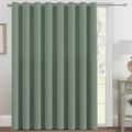 H.VERSAILTEX Blackout Patio Curtains 100 x 96 Inches for Sliding Door Extral Wide Blackout Curtain Panels Thermal Insulated Room Divider - Grommet Top, 8' Tall by 8.5' Wide - Green Bay