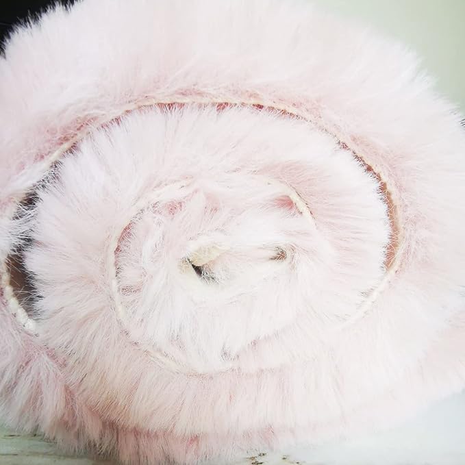 Ghouse Ultra Soft Faux Rabbit Fur Rug 2x3, Machine Washable Area Rugs for Bedroom Fluffy Rugs for Living Room, no-Shedding Carpet Sheepskin Rug Pink