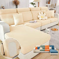 Soothing Home Sofa Covers, Sofa Hero Covers, Wear-Resistant Universal Couch Covers Washable Stretch Sectional Couch Cushion Covers (Beige,Extra Large Seat Cover)