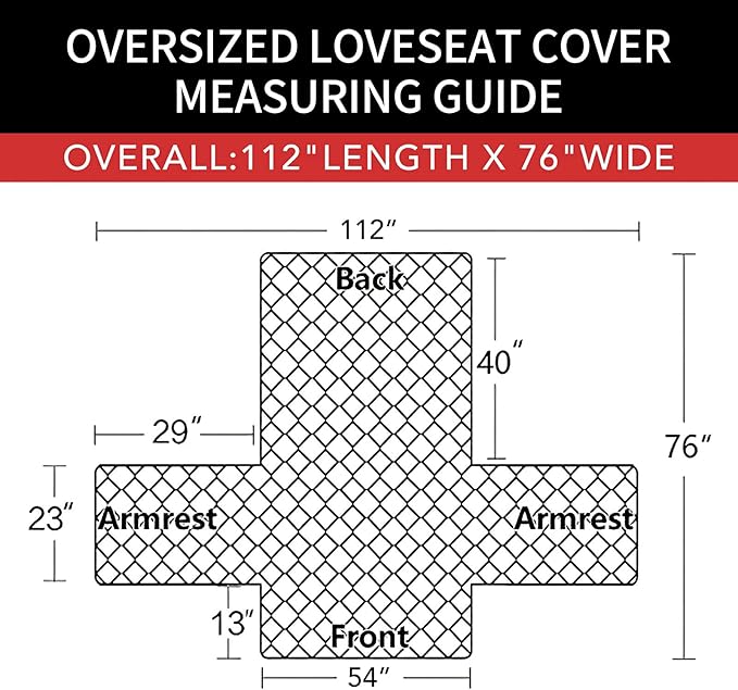 Easy-Going Sofa Slipcover Reversible Loveseat Sofa Cover Couch Cover for 2 Cushion Couch Furniture Protector with Elastic Straps for Pets Kids Dog Cat (Oversized Loveseat, Greyish Green/Beige)