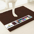 Muddy Mat® | Super Absorbent Door Mat Indoor, Microfiber Quick Dry Chenille Entryway Rug, Non-Slip Front Door Mat, Indoor Mats for Entryway, Machine Washable Pet Rug, Brown 24"x36"