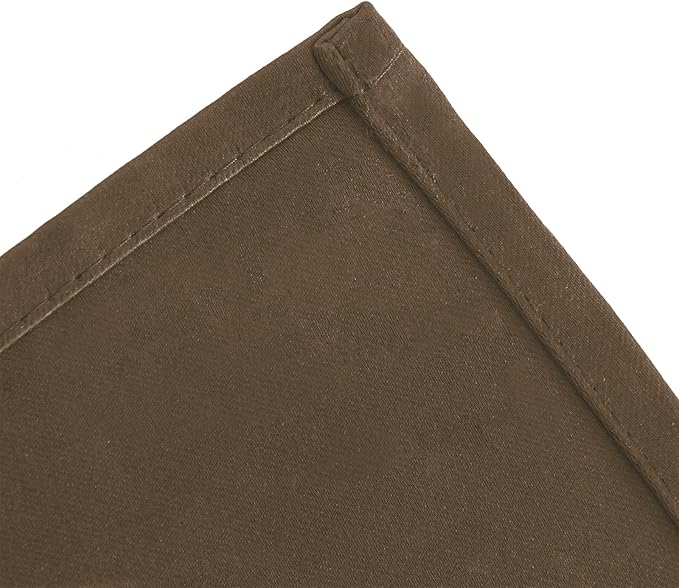LEMOMO Brown Thermal Blackout Curtains/42 x 84 Inch/Set of 2 Panels Room Darkening Curtains for Bedroom