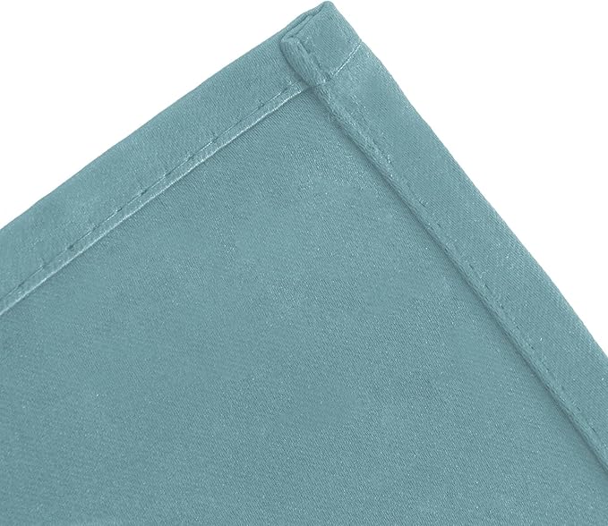 LEMOMO Stone Blue Thermal Blackout Curtains/52 x 95 Inch/Set of 2 Panels Room Darkening Curtains for Bedroom