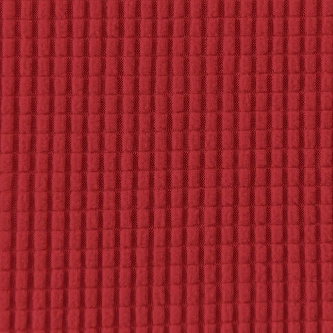 Easy-Going Stretch Oversized Chair Sofa Slipcover 1-Piece Couch Sofa Cover Furniture Protector Soft with Elastic Bottom for Kids Spandex Jacquard Fabric Small Checks Christmas Red