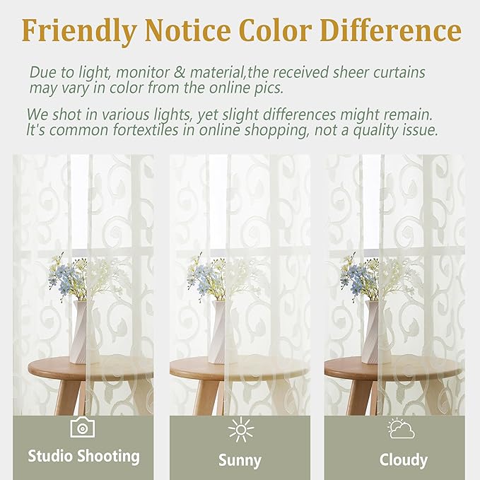 OWENIE Furman Cafe Curtains 45 Inch Length 2 Panels Set, Elegant Geometric Jacquard Short Sheer CurtainsTiers for Kitchen/Living Room/Bedroom Small Window 28" W x 45" L, Dusty Blue