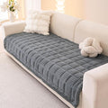 Couch Cover for Dogs Washable, Fuzzy Pet Couch Covers for 3 Cushion Sofa Pet Friendly, Non Slip Sofa Cover (Blue-Grey, 35" x 82.7"/90 x 210cm)