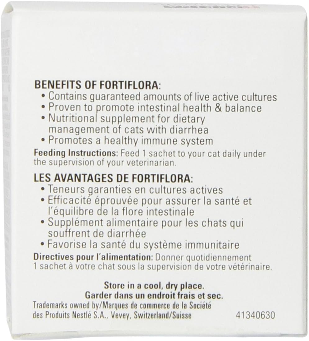 Purina 3-Pack Fortiflora Feline Nutritional Supplement for Pets