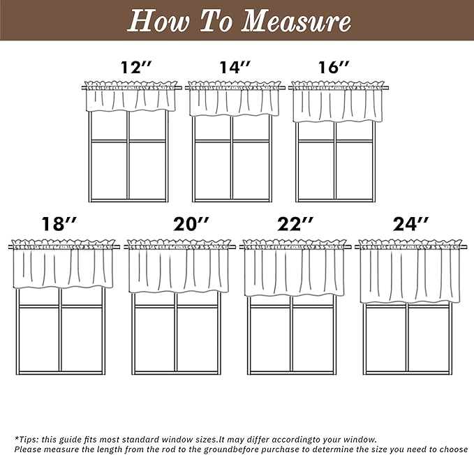 Chyhomenyc Black Short Curtain Valance for Windows, Faux Linen Textured Half Window Curtains, Burlap Solid Topper Small Curtain Valance for Bathroom Laundry Basement, 60Wx20L Inch, 1 Piece