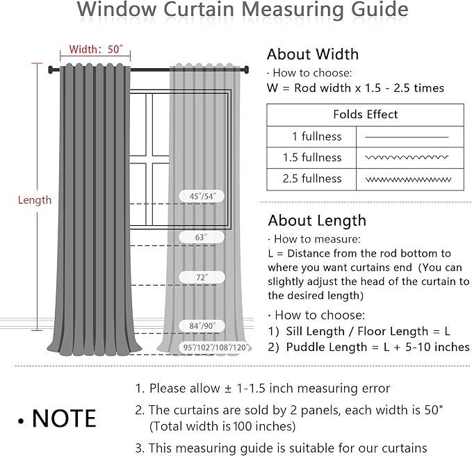 MYSKY HOME Linen Curtains for Living Room, Natural Semi Sheer Curtains & Drapes 80 inches Length 2 Panels Set Farmhouse Country Boho Style Back Tab Draperies for Sliding Glass Door, 50" Wide, Linen