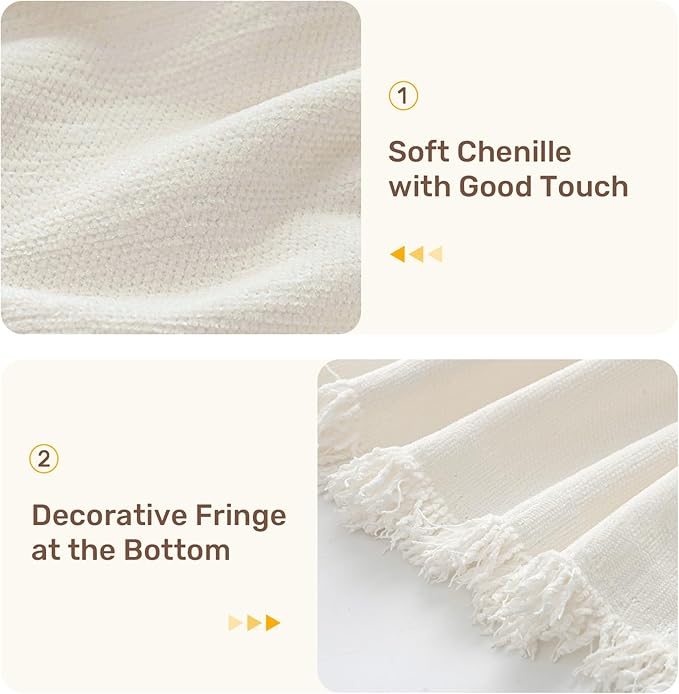 Sectional Couch Covers, 2 Pieces Washable L Shaped Couch Covers Sofa Blanket for Dogs Pet Friendly Sectional Sofa Slipcovers Furniture Covers,71"x 110"+ 71"x 118",(X-Large,Cream White)