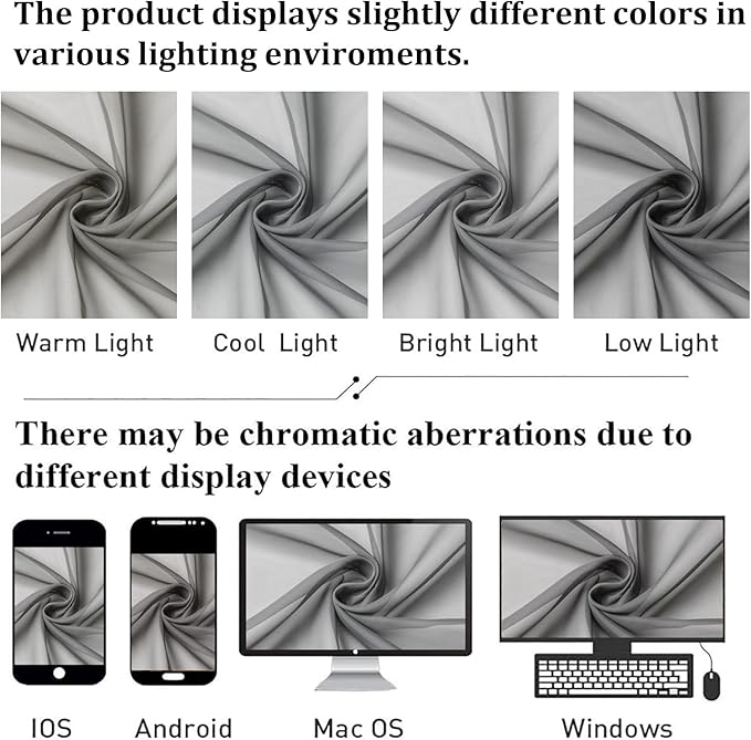 Lecloud Charcoal Grey Sheer Valances for Windows 18 Inch Length 2 Pcs, Cafe Kitchen Curtains for Bedroom Living Room, Short Curtains for Small Windows with Dual Rod Pocket Home Decor, 42" W x 18" L