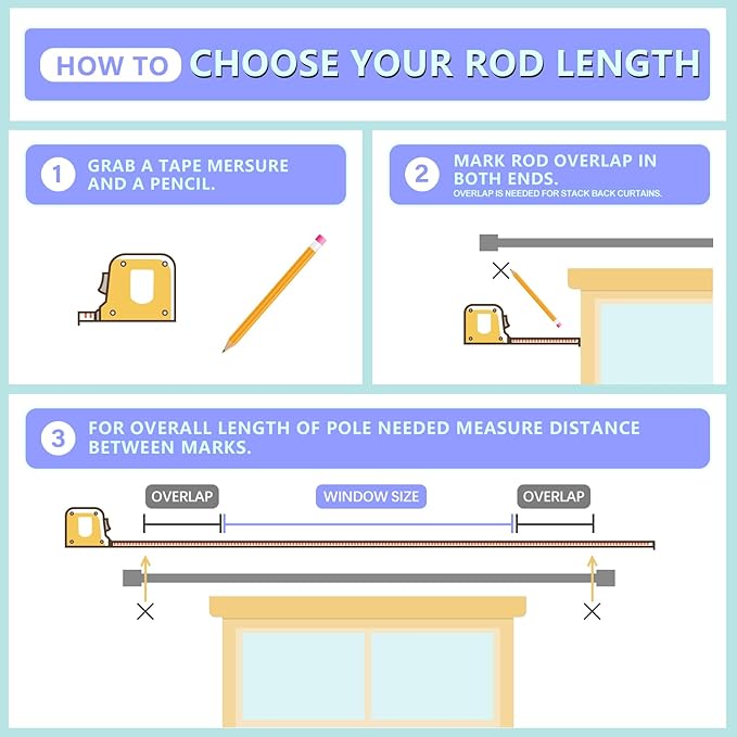 Byondeth Curtain Rods for Windows 16 to 240 Inches Adjustable Length 1 Inch Diameter Window Curtain Rod with Aluminium Finials, Flash Gold