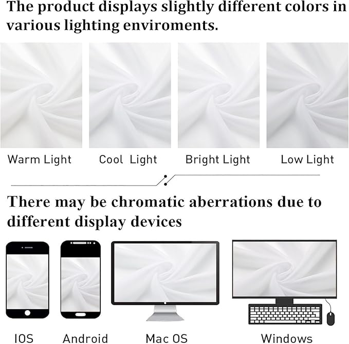 Lecloud Sheer White Curtains 96 Inches Long 2 Panels, Farmhouse Soft Voile Curtain for Windows, Airy Solid Color Tulle Curtains for Living Room Bedroom Rod Pocket, Each Panel 42 X 96 Inch