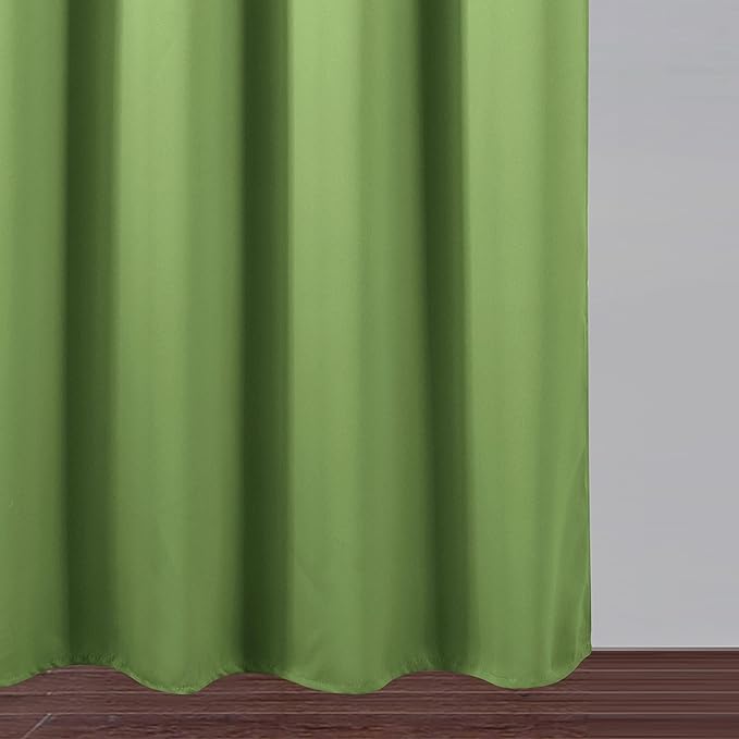 LEMOMO Light Green Blackout Curtains 38 x 54 Inch Length/Set of 2 Curtain Panels/Thermal Insulated Room Darkening Blackout Curtains for Bedroom