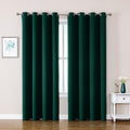 ChrisDowa Blackout Curtains 120 Inches Long 2 Panels Set for Living Room, Grommet Thermal Insulated Room Darkening Curtains for Bedroom (Forest Green, 52 x 120 Inch)