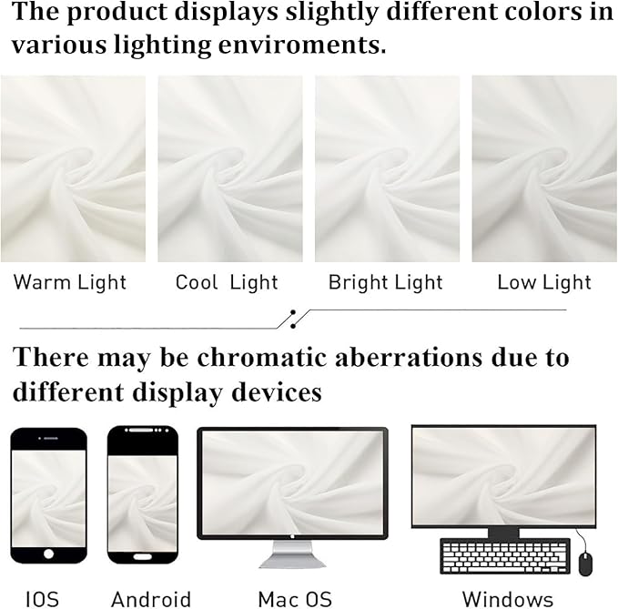 Lecloud Sheer Curtain Panels Set 96" Inches Long, Solid Voile Light Filtering Airy Curtains Window Treatment Drapes for Living Room, 2 Panels Elegant Bedroom Sheer Curtains, Ivory, 40" Wx96 L