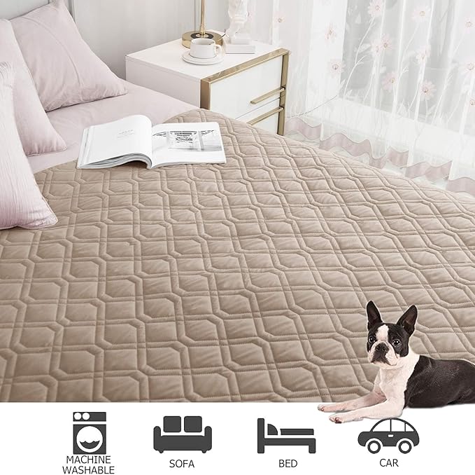 Ameritex Waterproof Dog Bed Cover Pet Blanket for Furniture Bed Couch Sofa Reversible