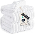 Bedsure GentleSoft Queen Blanket for Couch - Cozy Soft Blankets for Women, Cute Small Fleece Throws for Girls, Bright White, 90x90 Inches