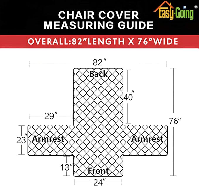 Easy-Going Chair Sofa Slipcover Reversible Sofa Cover Water Resistant Couch Cover Furniture Protector Cover with Elastic Straps for Pets Kids Children Dog Cat (Chair, Greyish Green/Beige)